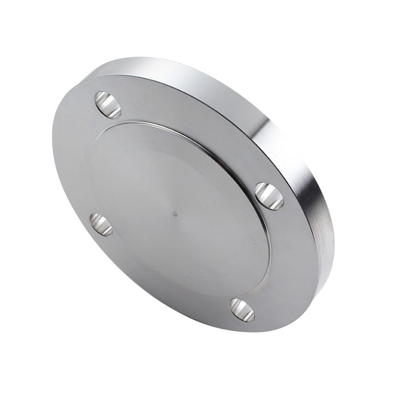 Cap flangia cieca con viso in metallo standard PN10 (RF) con fori attraverso i fori