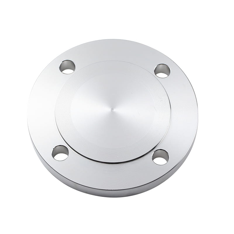 Cap flangia cieca con viso in metallo standard PN10 (RF) con fori attraverso i fori