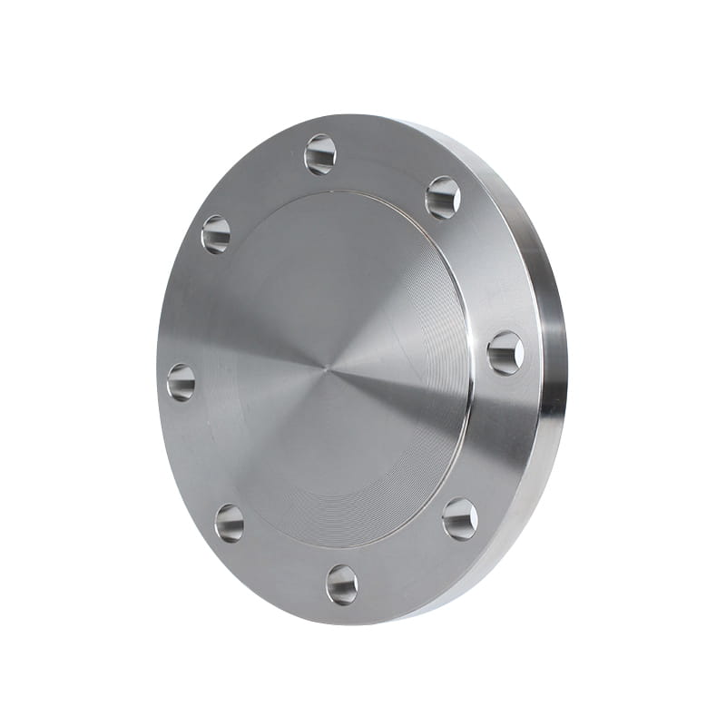 Cap flangia cieca con viso in metallo standard PN10 (RF) con fori attraverso i fori