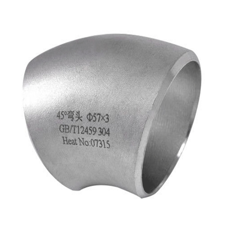 Elbow 45 ° Weld Butt 40S 316 raccordi per tubo in acciaio inossidabile sicuro e privi di perdite