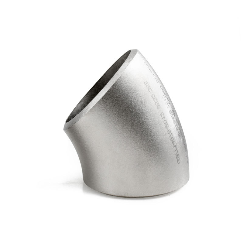 Elbow 45 ° Weld Butt 40S 316 raccordi per tubo in acciaio inossidabile sicuro e privi di perdite