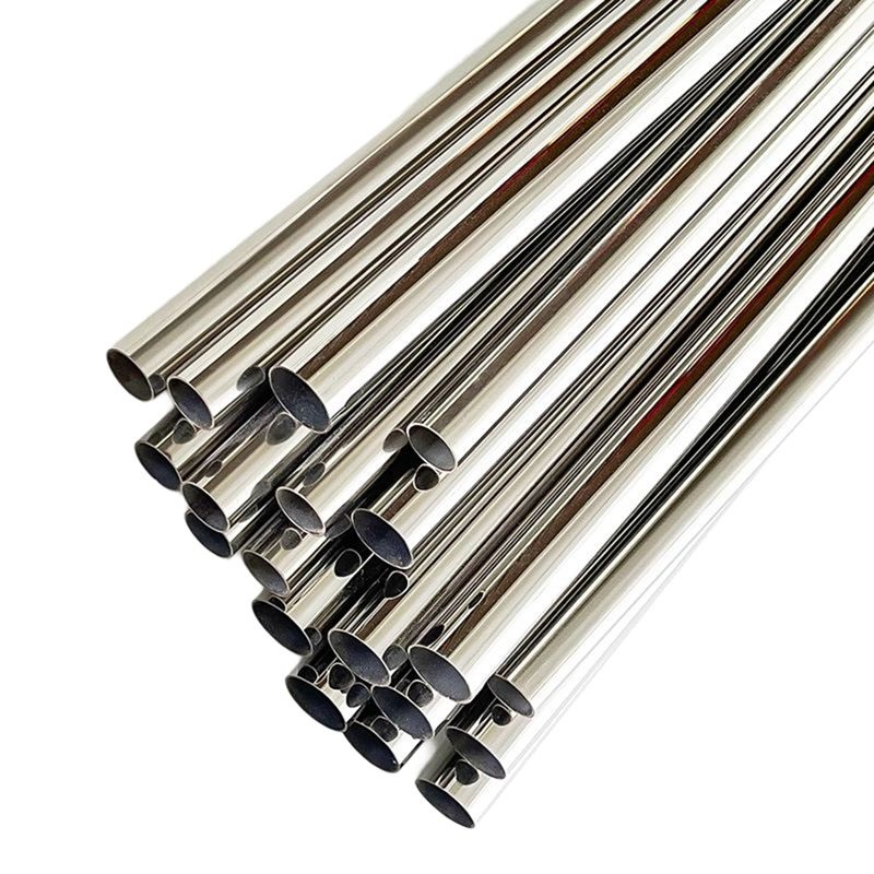 Tubo rotondo in acciaio inossidabile saldato luminoso a parete sottile per gas